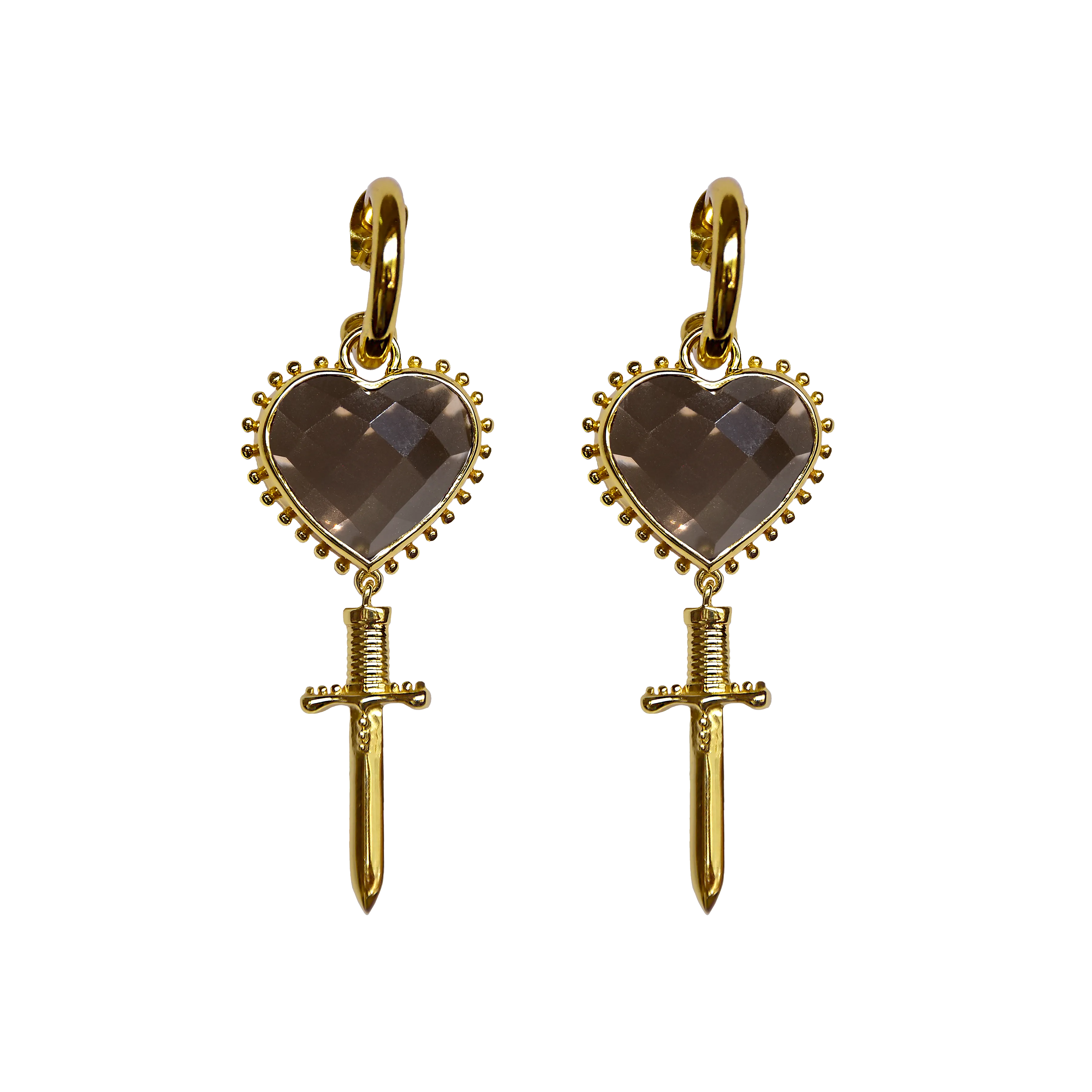 JULIET Earrings | Smoky Quartz