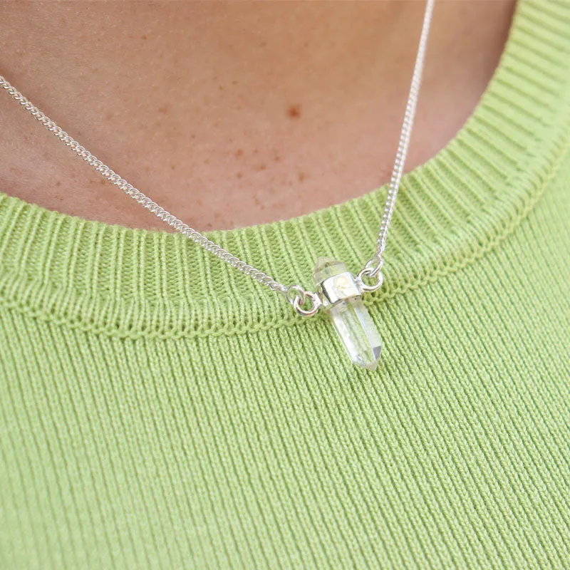 Kashvi Clear Quartz Gemstone Necklace