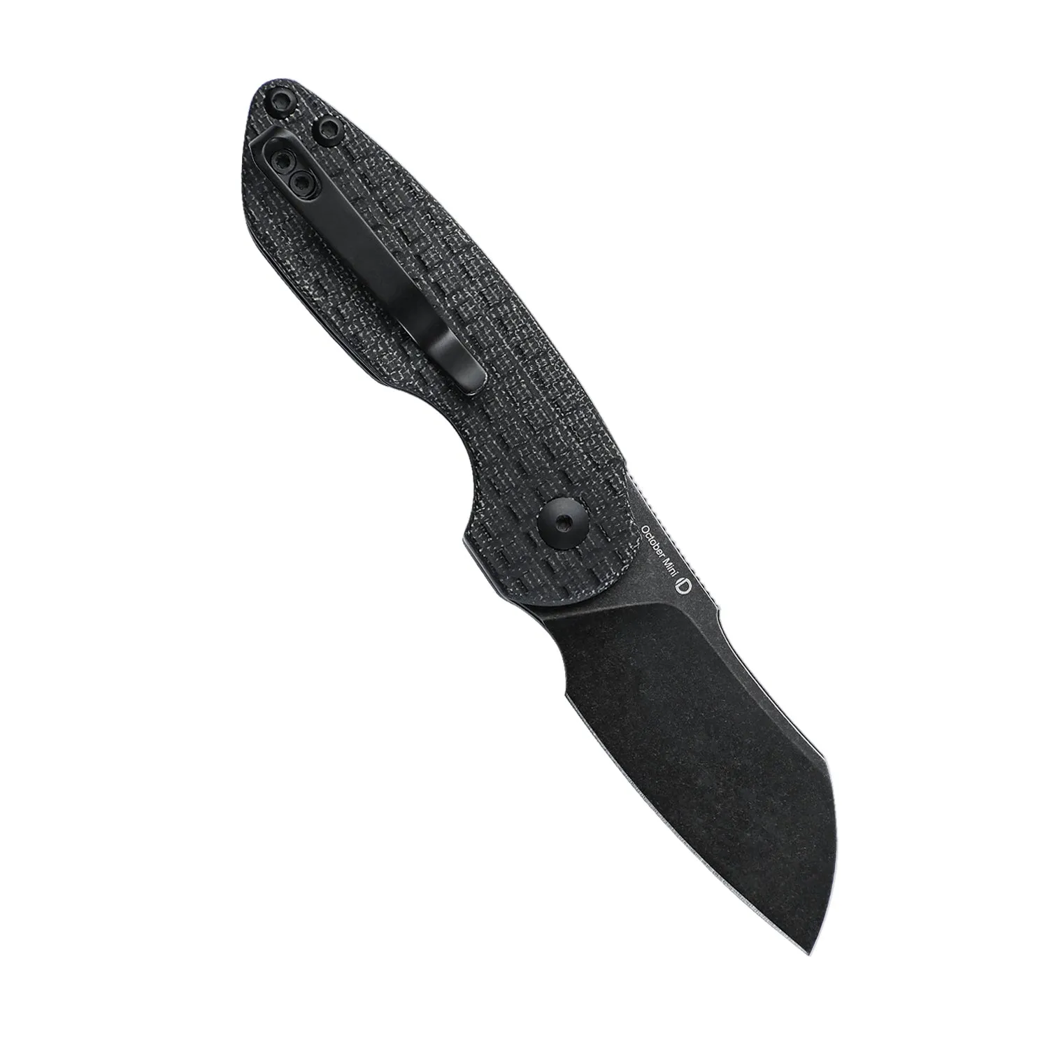 Kizer October Mini Liner Lock Knife Black Micarta (2.54 Black Stonewash) V2569C2