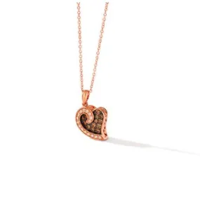 LeVian Diamond Heart Necklace