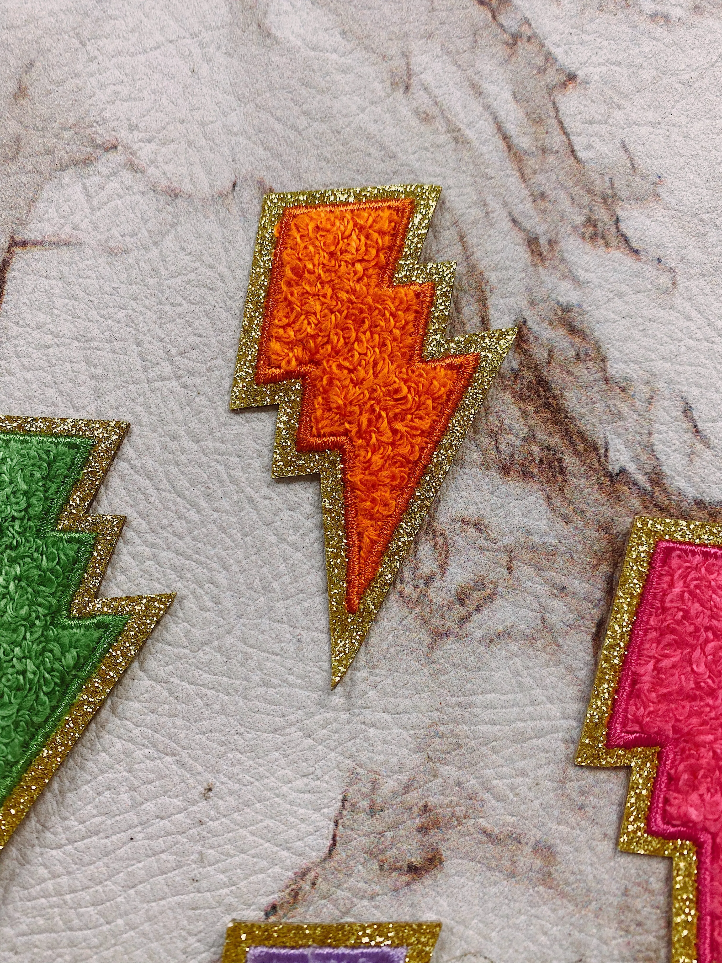 Lightning Bolt Varsity Patch