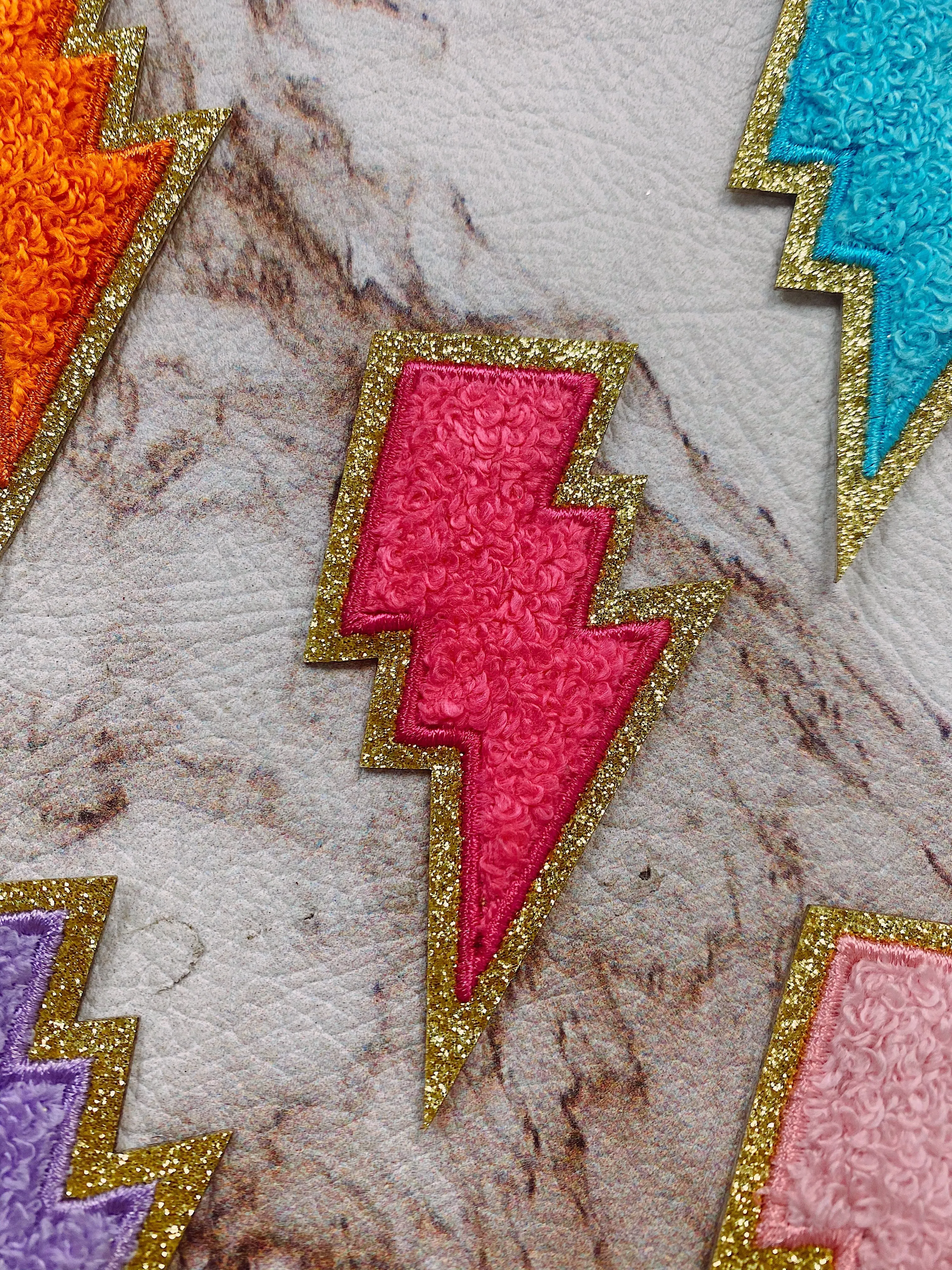 Lightning Bolt Varsity Patch