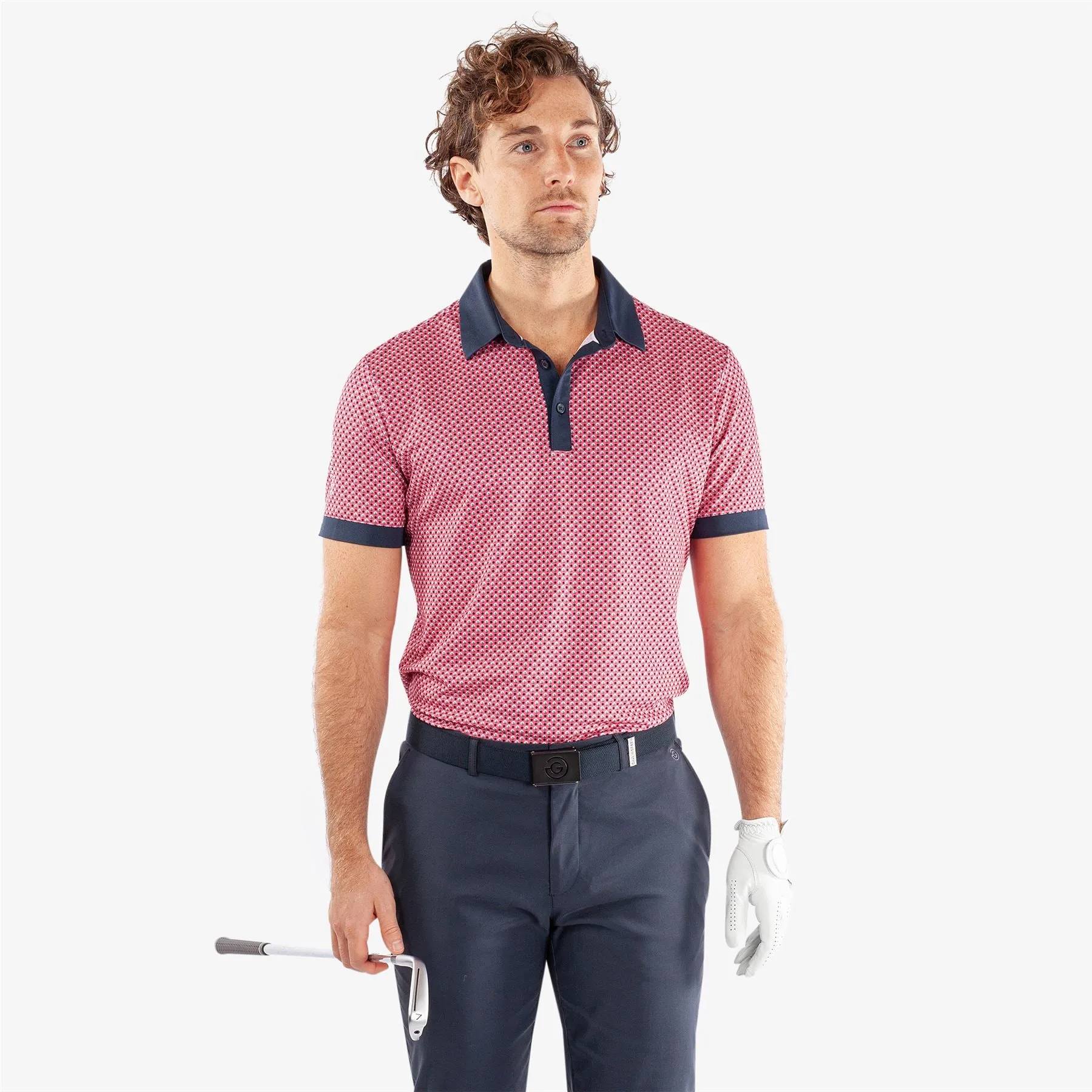 Mate Ventil8  Polo Camelia Rose/Navy - SS24