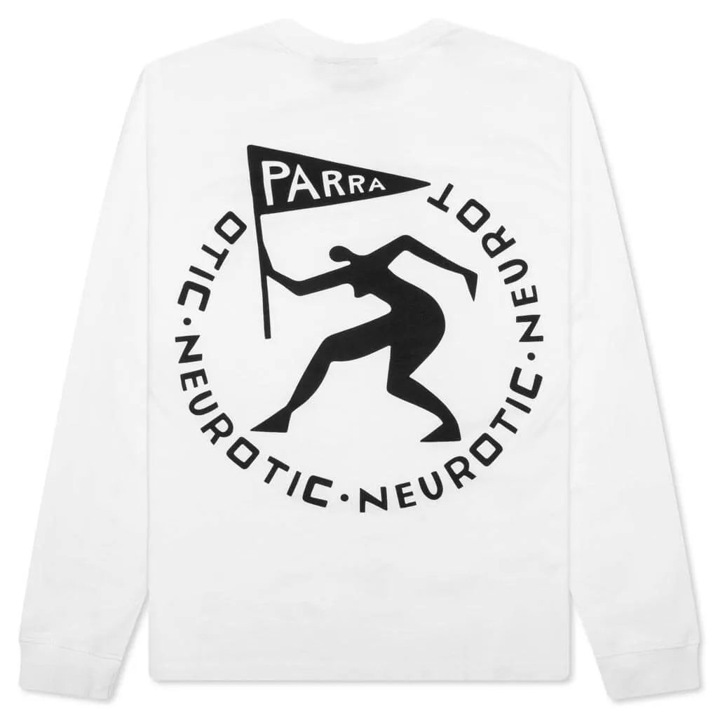 Neurotic Flag Long Sleeve T-Shirt - White