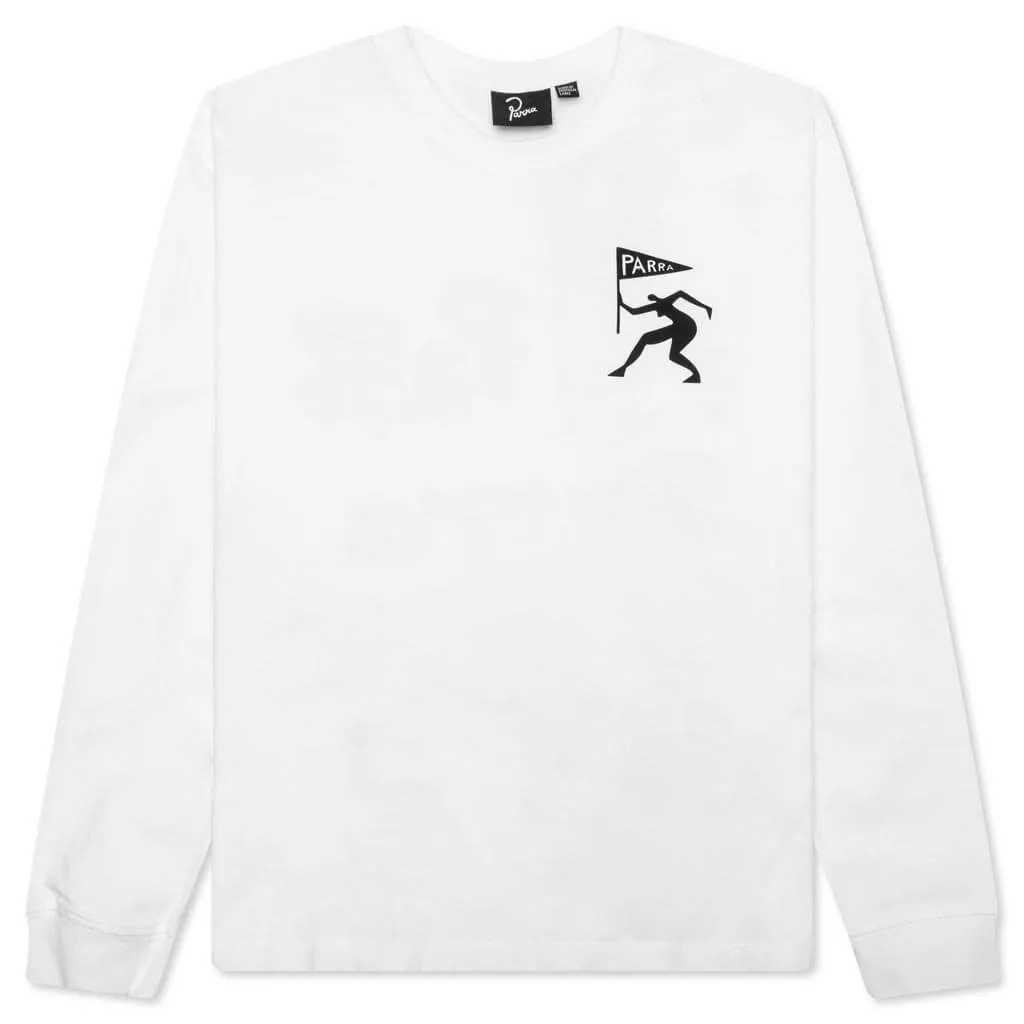 Neurotic Flag Long Sleeve T-Shirt - White