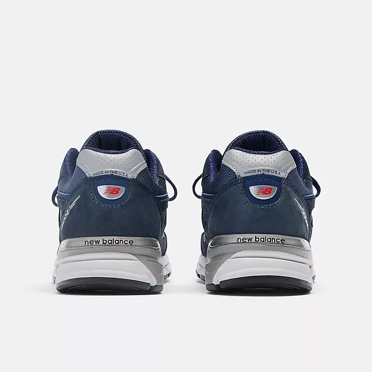 NEW BALANCE 990v4 Made in Usa Navy With Silver