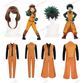 New Boku no Hero Academia Midoriya Izuku Bakugou Katsuki Ochaco Uraraka Cosplay Costume