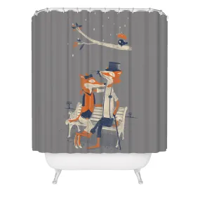 Nighttime Nuzzle Shower Curtain