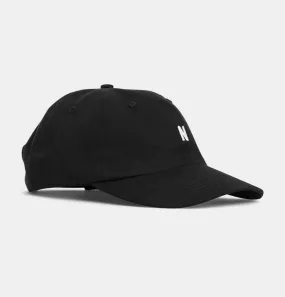 Norse Projects Twill Sports Cap in Black