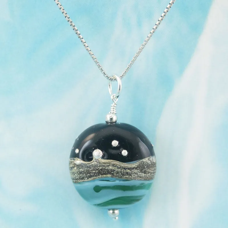 ocean at night mini pendant