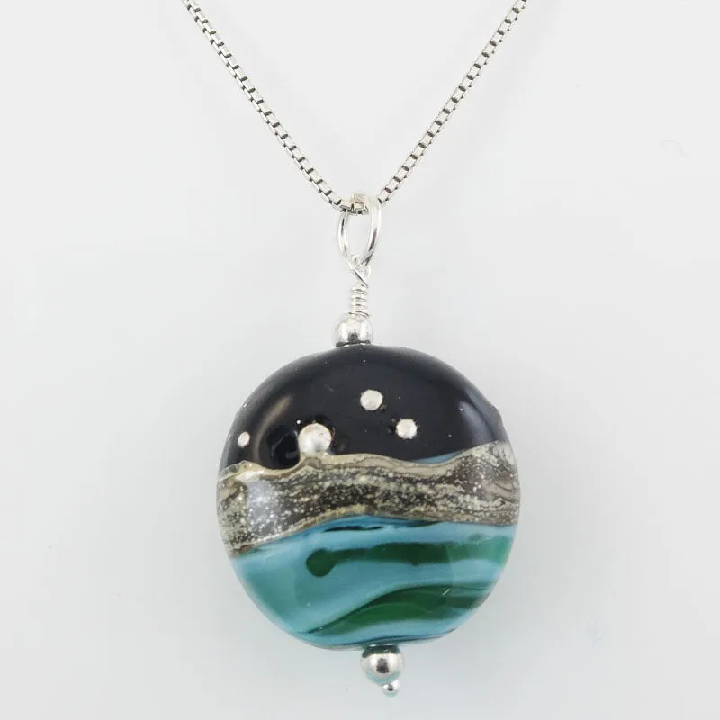 ocean at night mini pendant