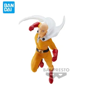 Original Genuine Banpresto One Punch Man 13cm Saitama Teacher PVC Action Figure Model Cool Desktop Ornaments Wholesale