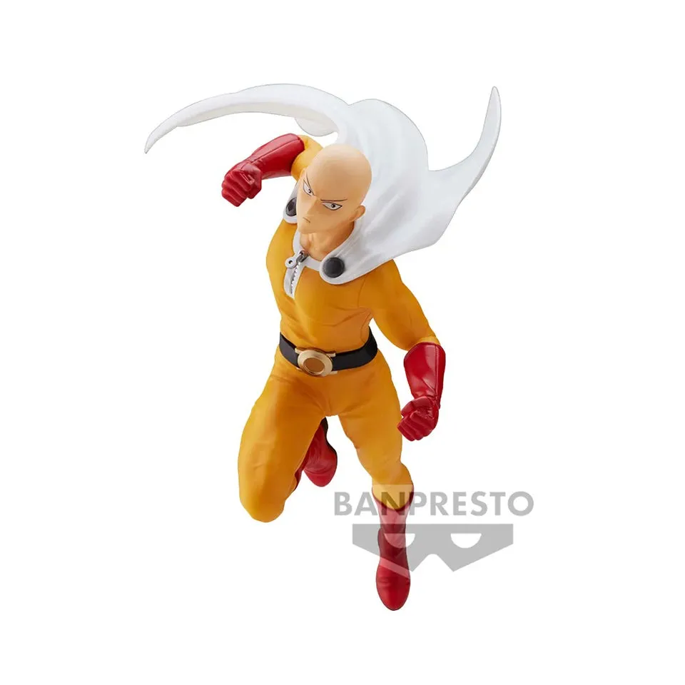 Original Genuine Banpresto One Punch Man 13cm Saitama Teacher PVC Action Figure Model Cool Desktop Ornaments Wholesale