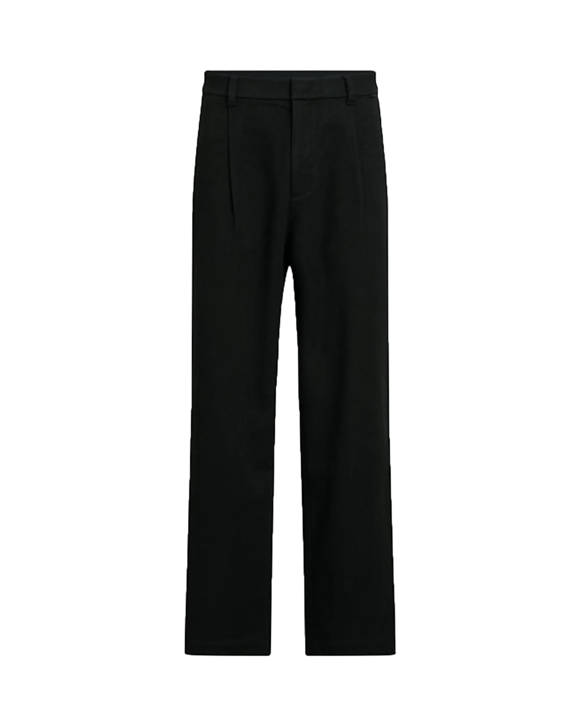 Pantalone Uomo Calvin Klein Wool Optic Relaxed Wide Pant Nero