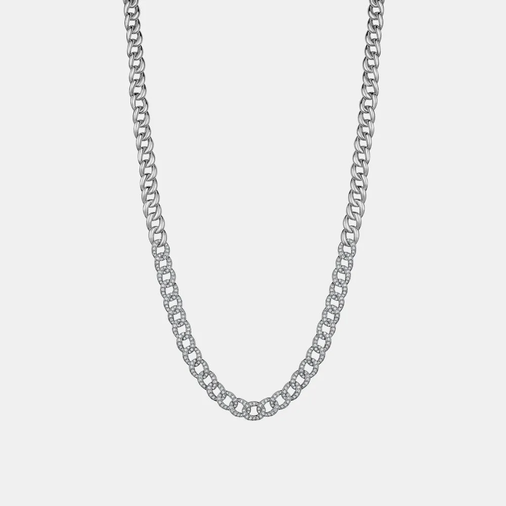 Partial Diamond Miami Cuban Link Choker