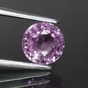 Pink Sapphire | IGI certified | natural, round cut *6.5 mm, SI , 1.21ct