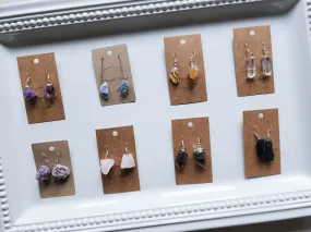 Raw Drop Earring