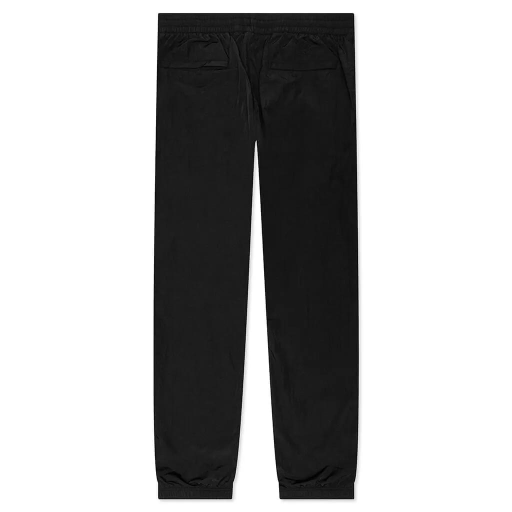 Relax Fit 4G Embroidered Trackpants - Black