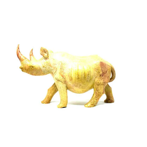 Rhinoceros Soapstone Sculpture 01