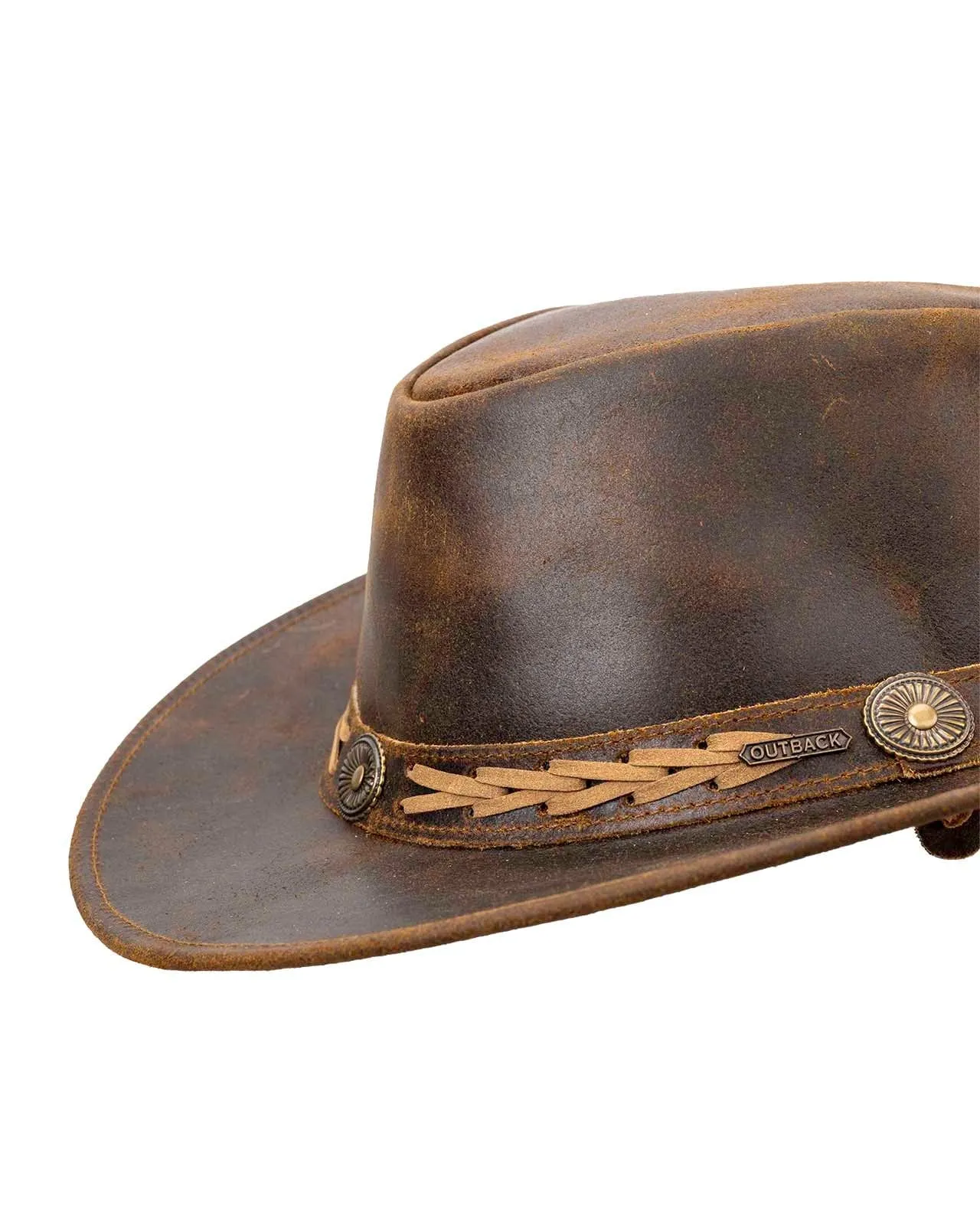 Ridge Leather Hat