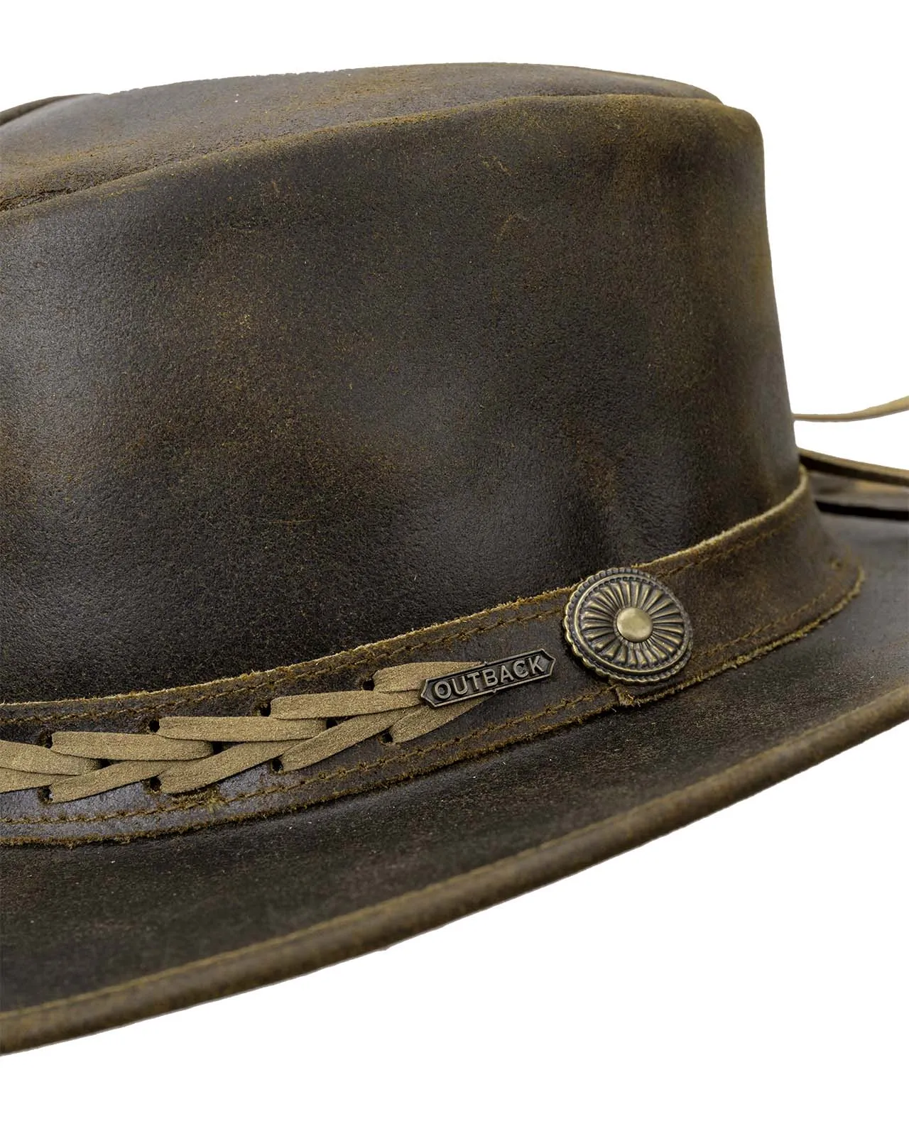 Ridge Leather Hat