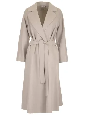 'S Max Mara Belted Long-Line Coat