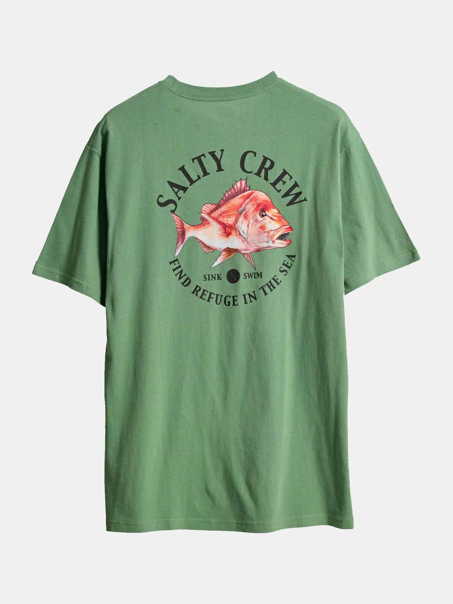 Salty Crew Snap Attack Standard Tee - Sage Green