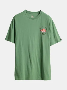 Salty Crew Snap Attack Standard Tee - Sage Green