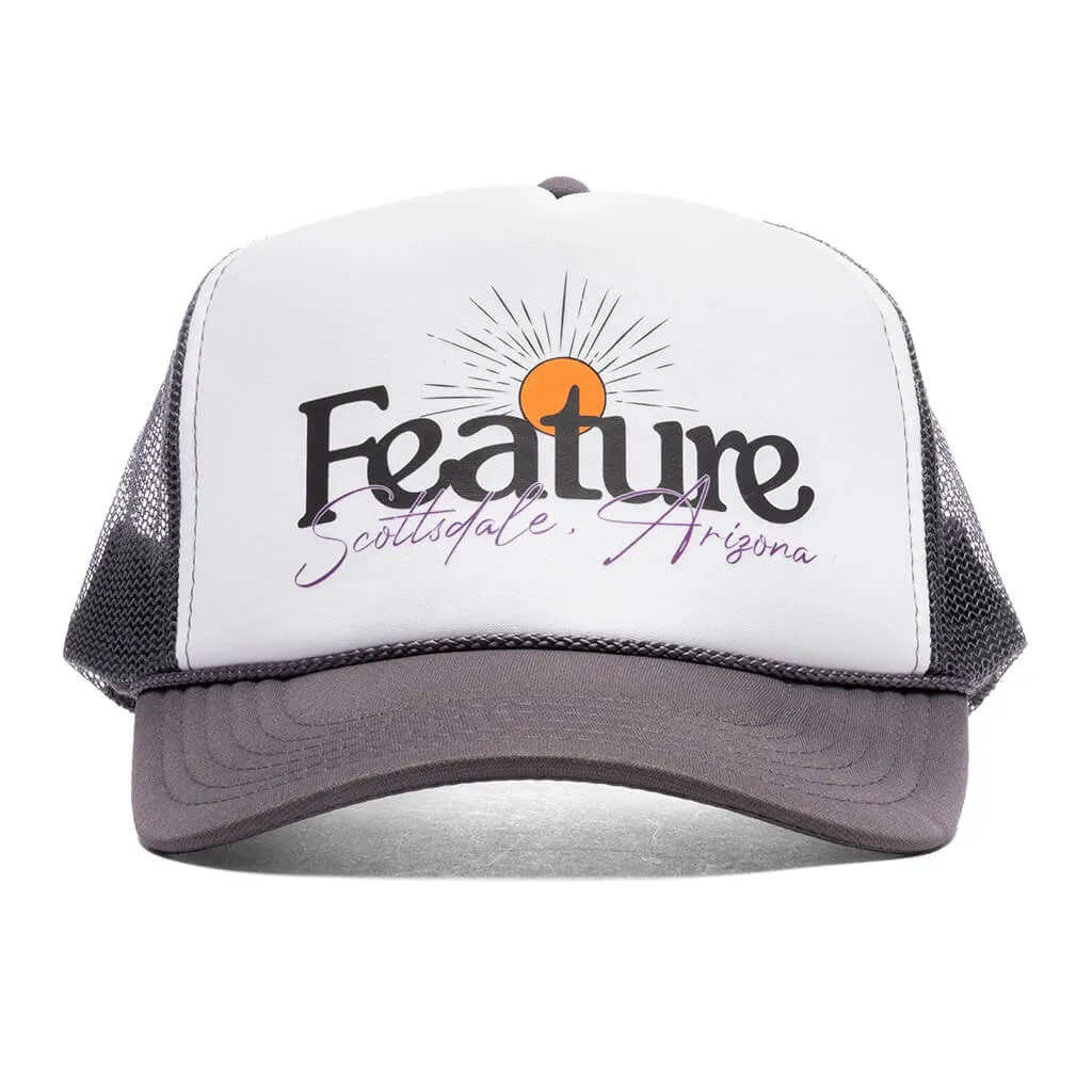 Scottsdale Grand Opening Trucker - Grey/White