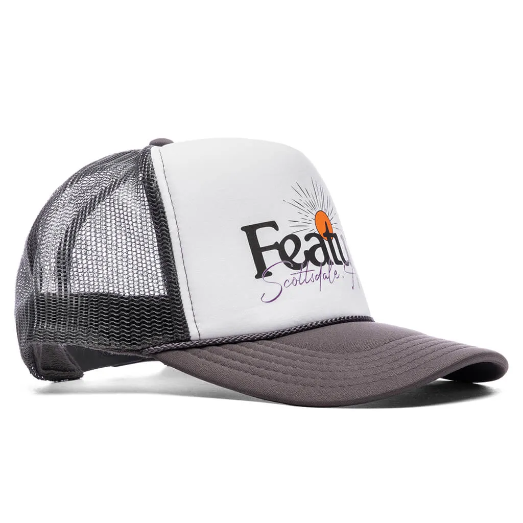 Scottsdale Grand Opening Trucker - Grey/White