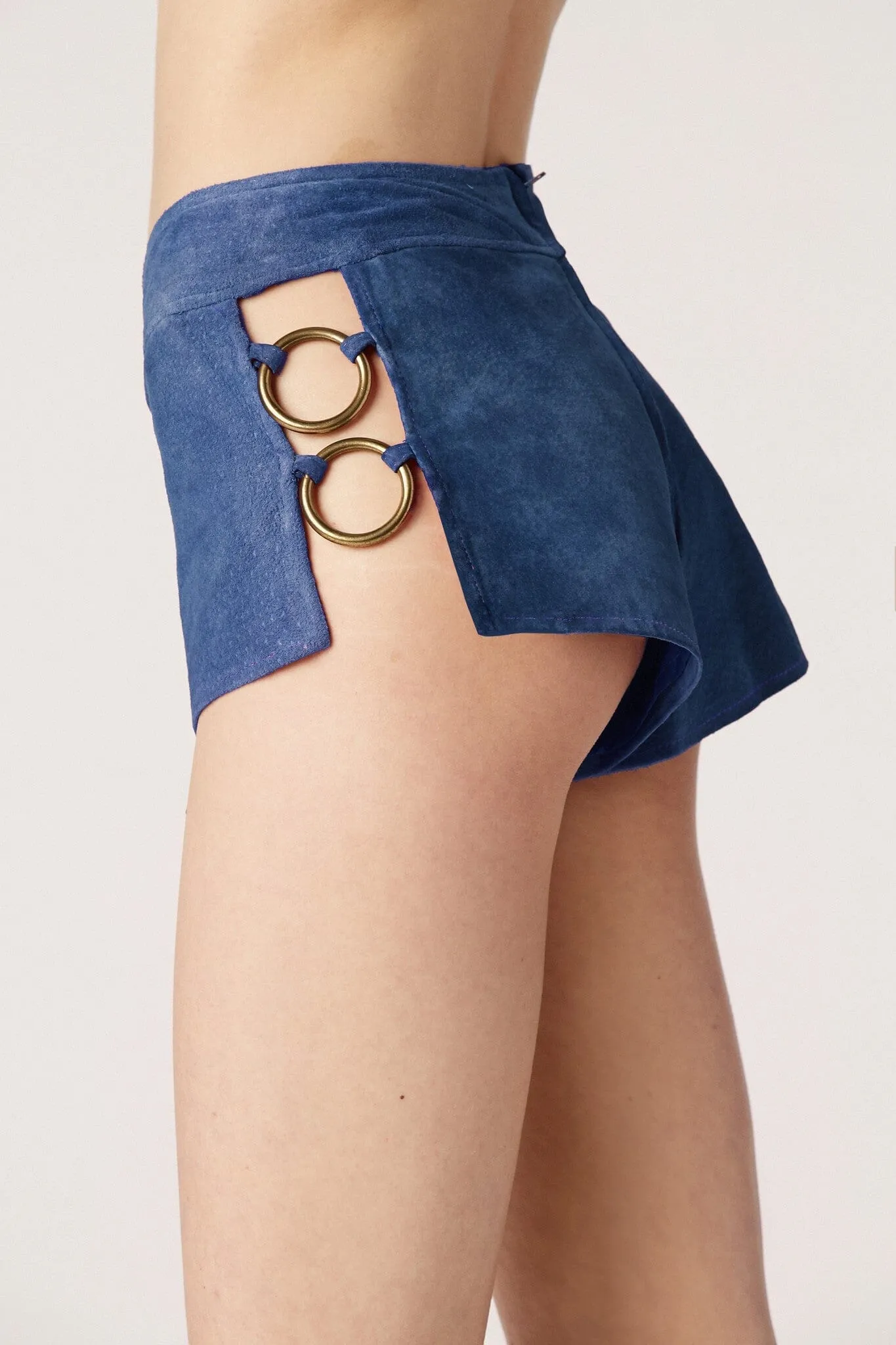 Sexy Sadie Suede Shorts | Navy