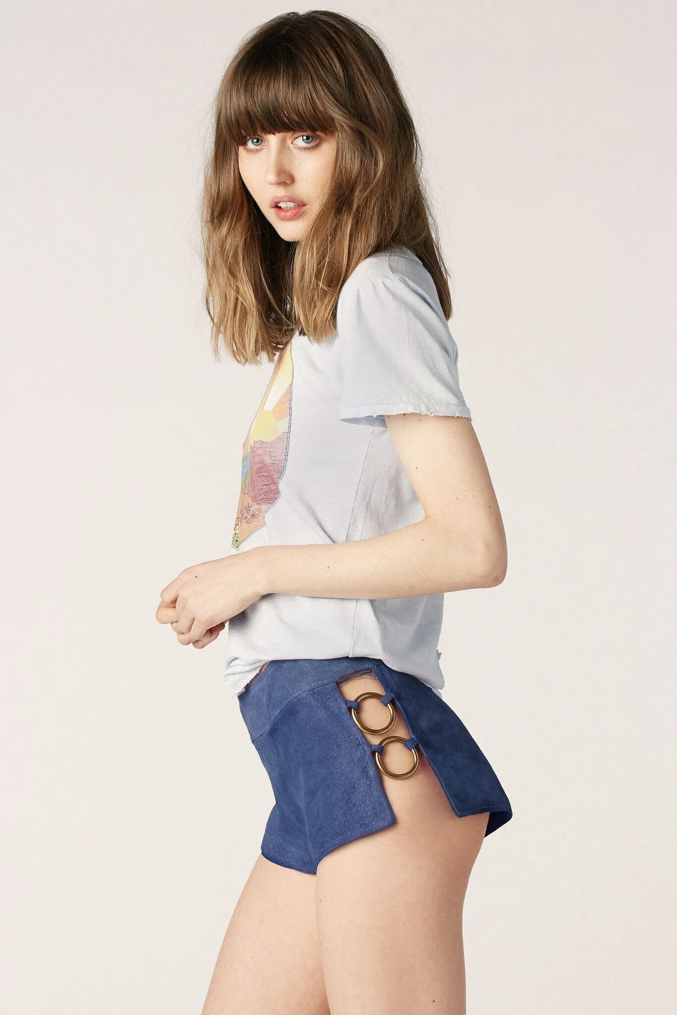 Sexy Sadie Suede Shorts | Navy