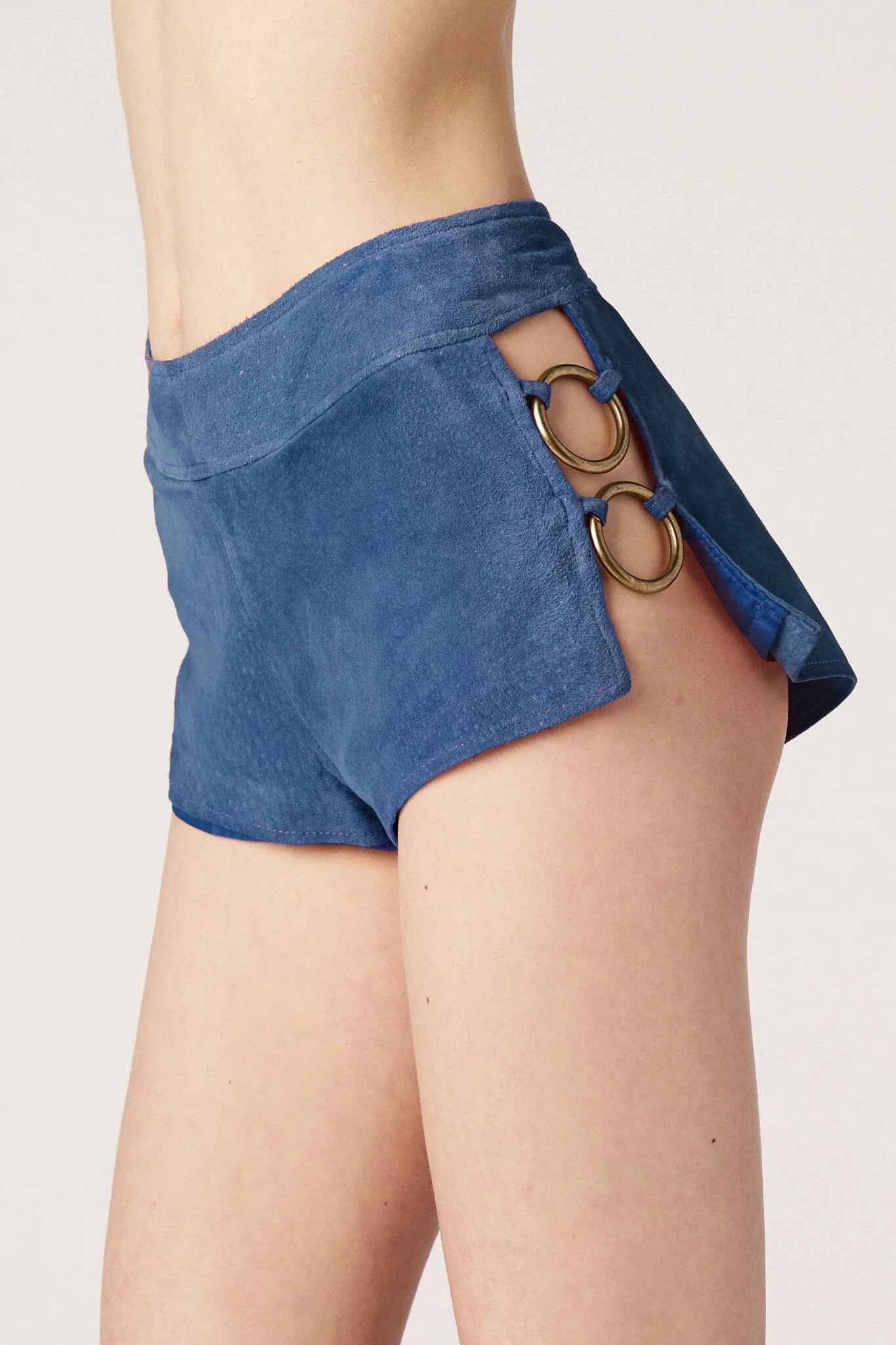 Sexy Sadie Suede Shorts | Navy