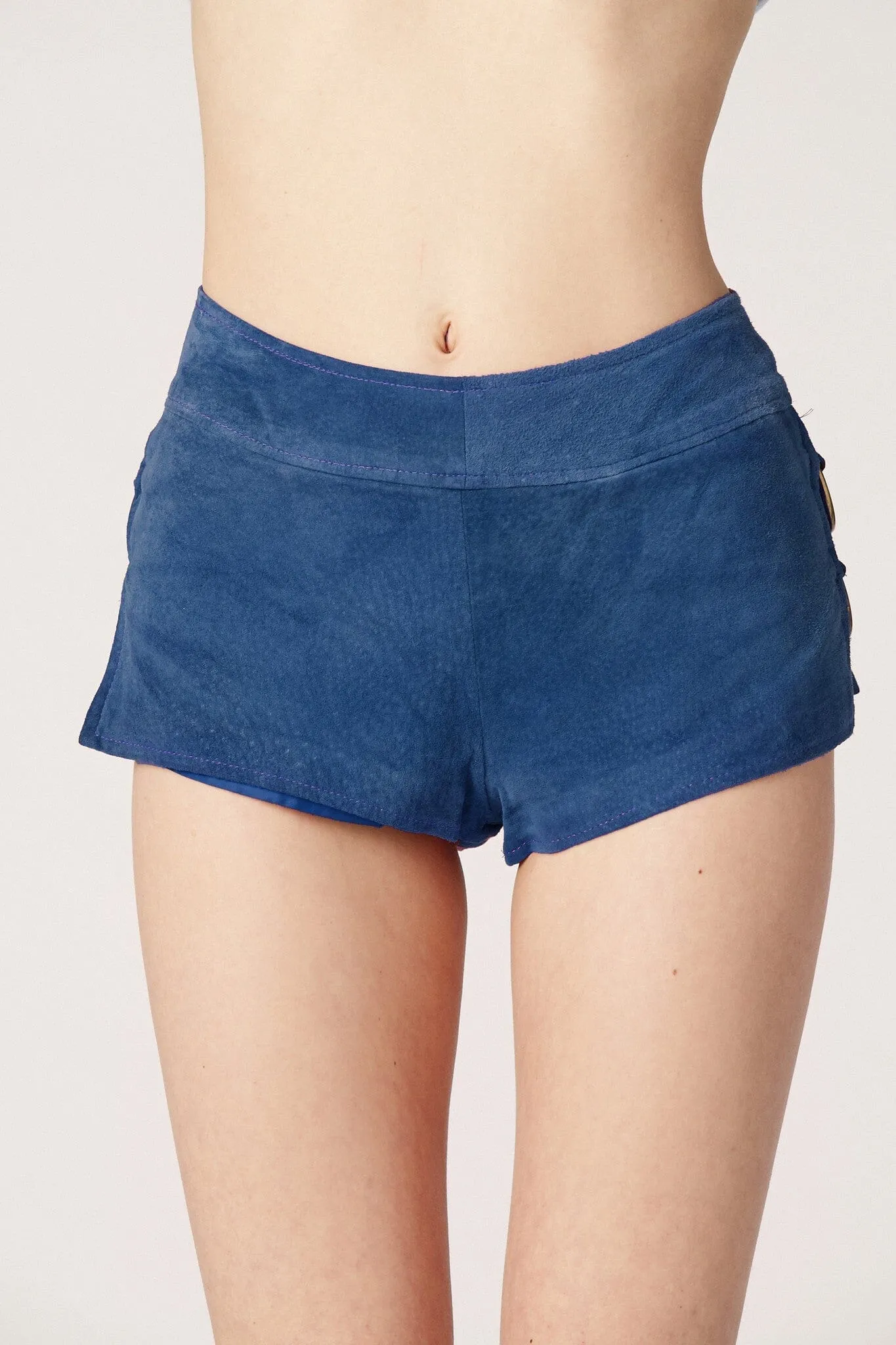 Sexy Sadie Suede Shorts | Navy