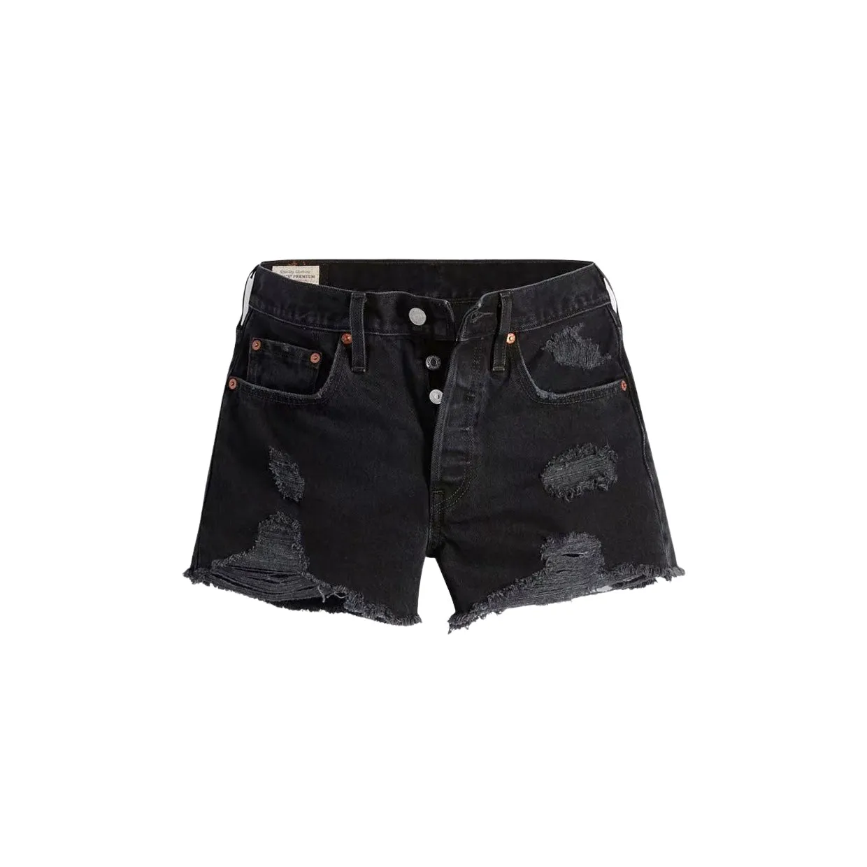 Shorts Donna Levi's 501 Original Nero