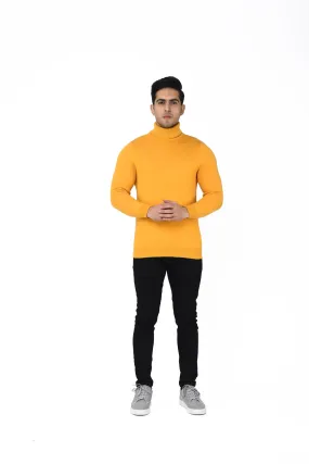 Slim Fit Wool Mock Neck Sweater