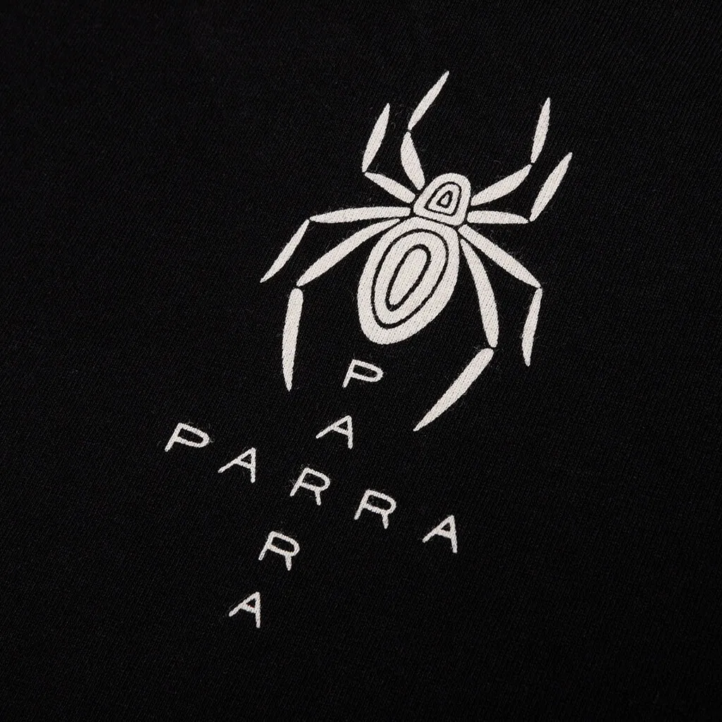 Spidered Long Sleeve T-Shirt - Black