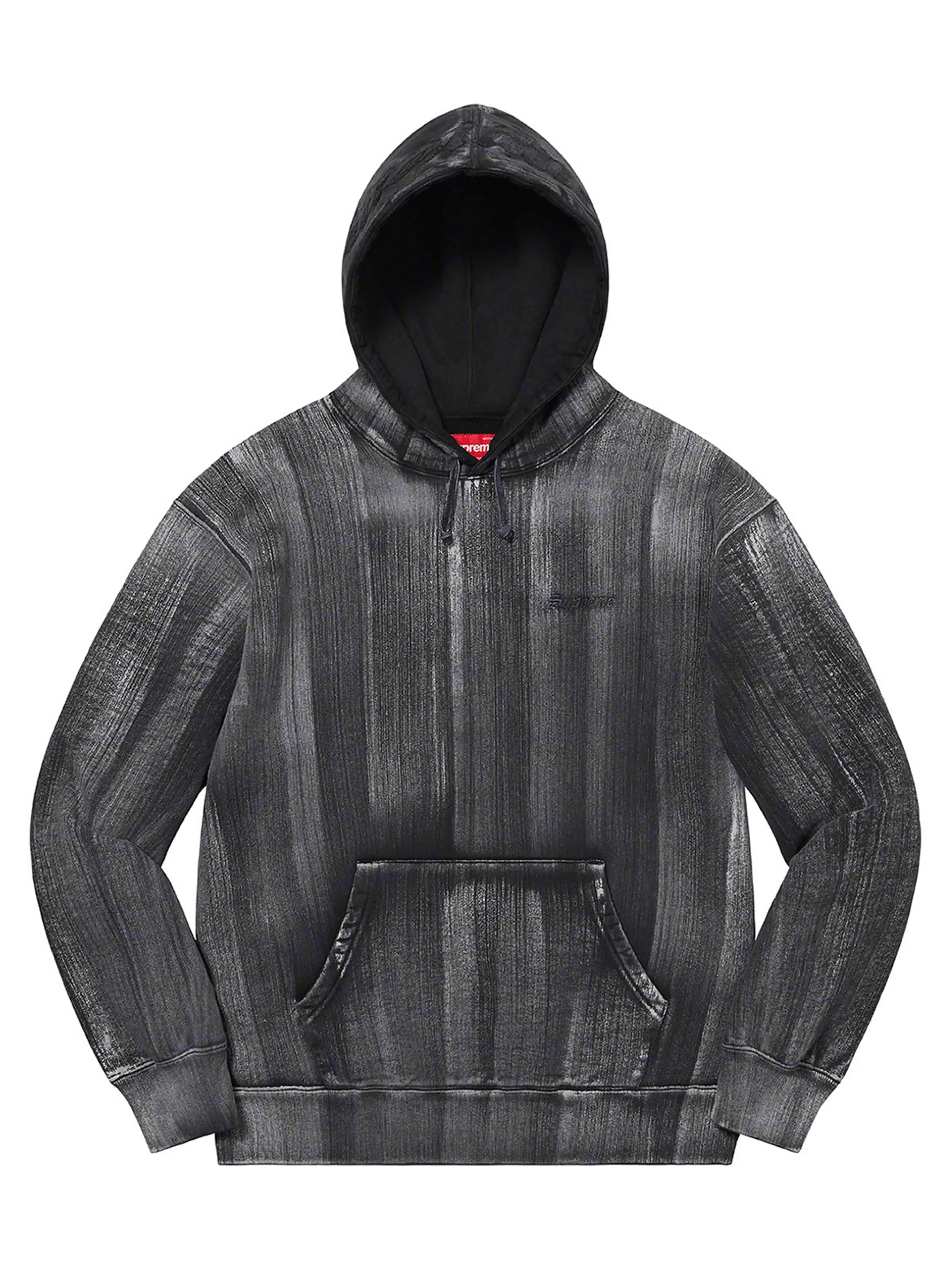 Supreme Brush Stroke Hoodie Black [SS21]