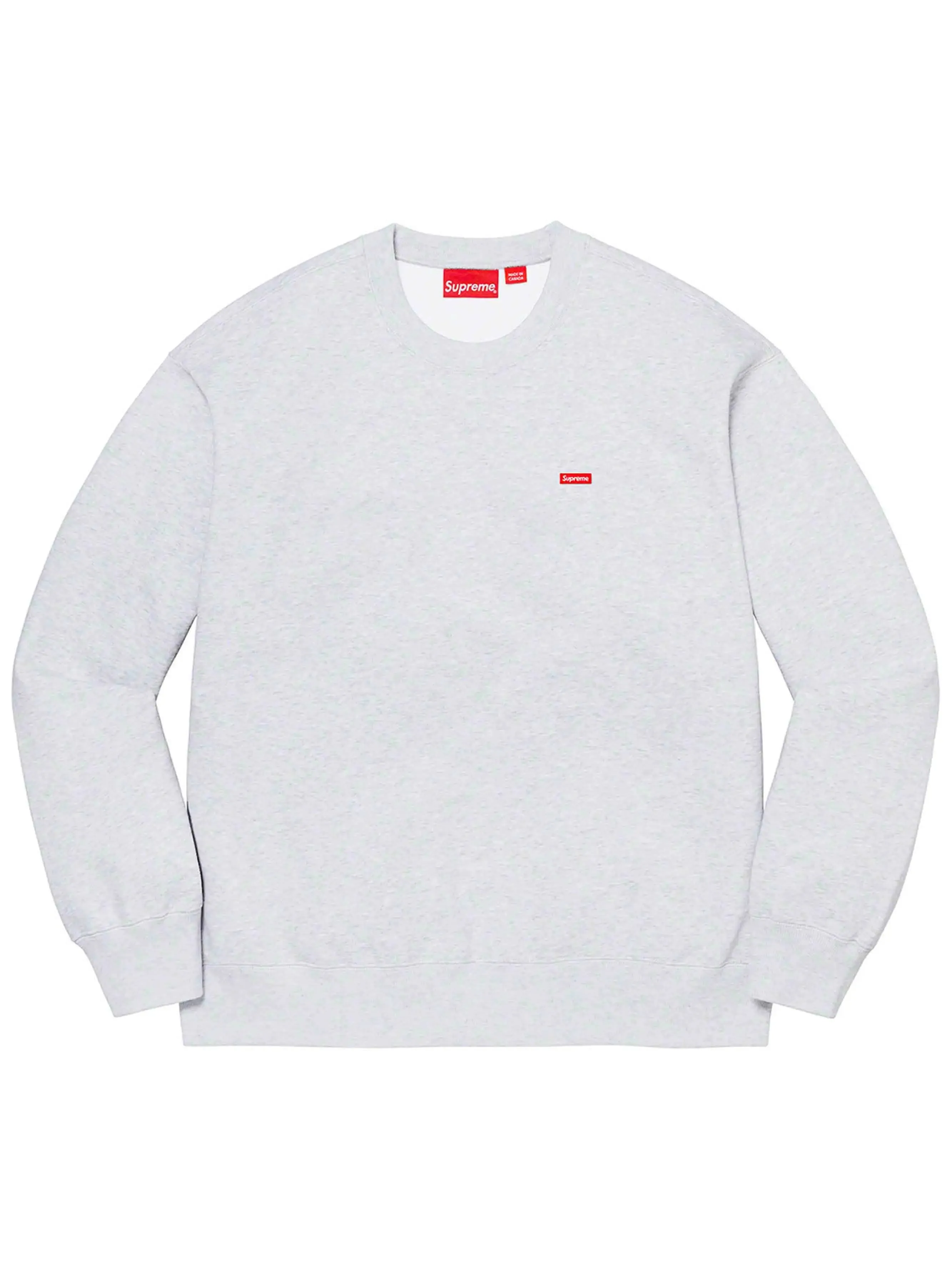 Supreme Small Box Crewneck Ash Grey (FW22)