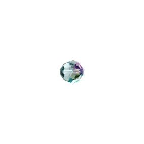 Swarovski (5000) 4mm Round Bead - Aqua Shimmer (Pack of 10)