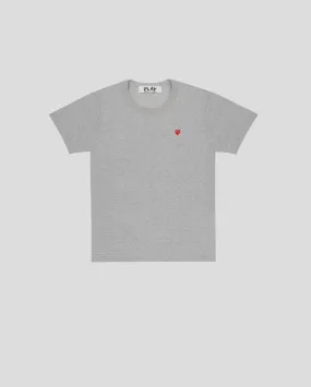 T200 MINI RED HEART T-SHIRT / GREY