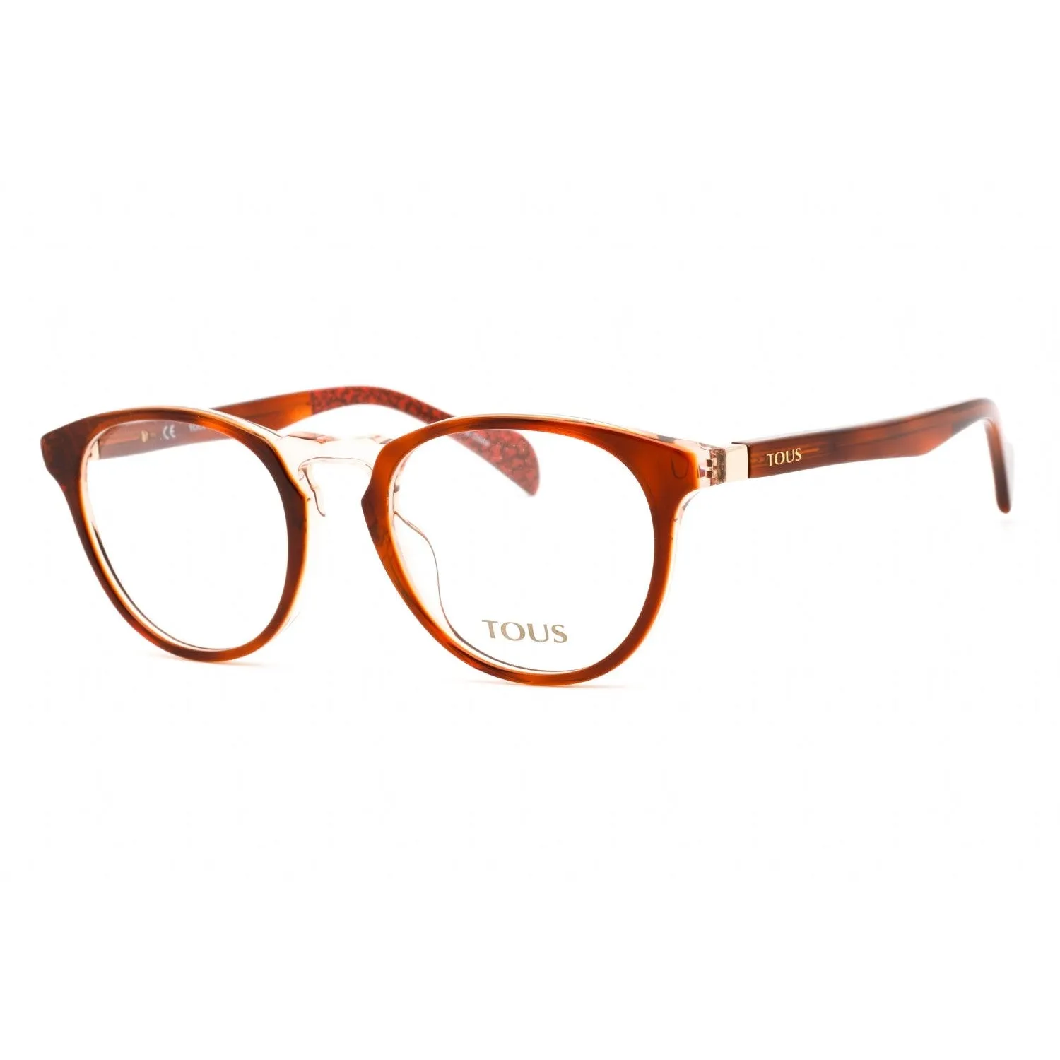 Tous VTOA22 Eyeglasses Havana/Opaline Pink / Clear Lens