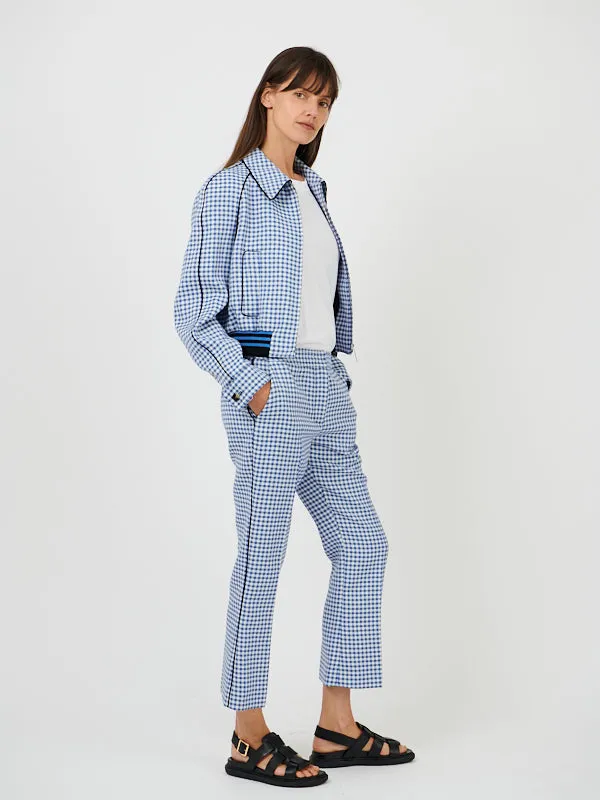 Trousers in Blue Check