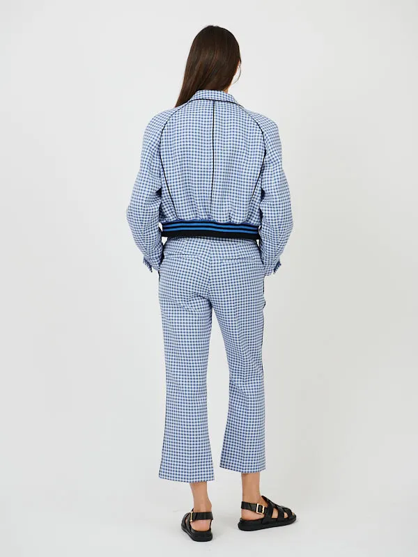 Trousers in Blue Check