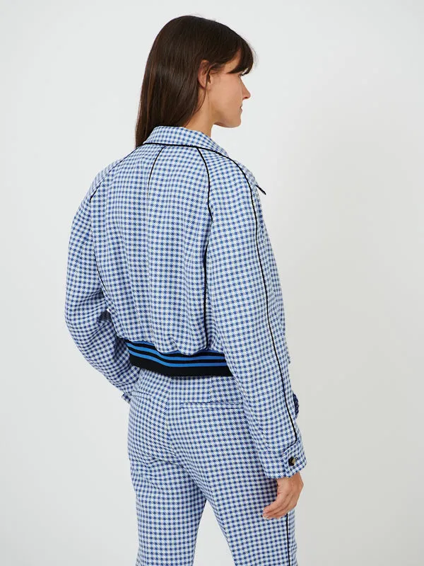 Trousers in Blue Check