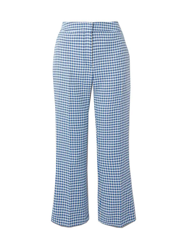 Trousers in Blue Check