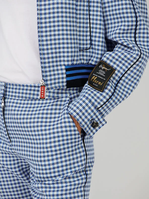 Trousers in Blue Check