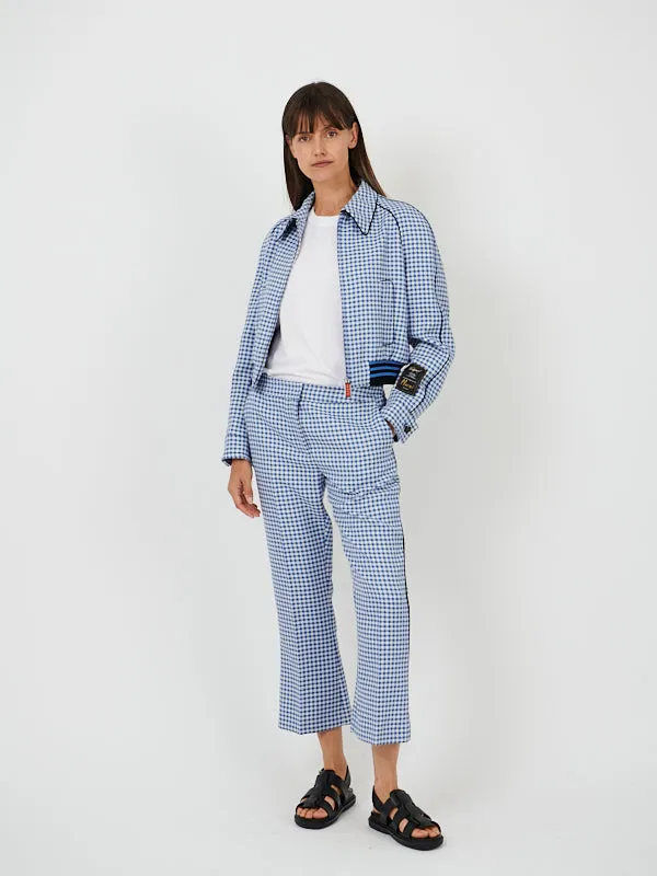 Trousers in Blue Check