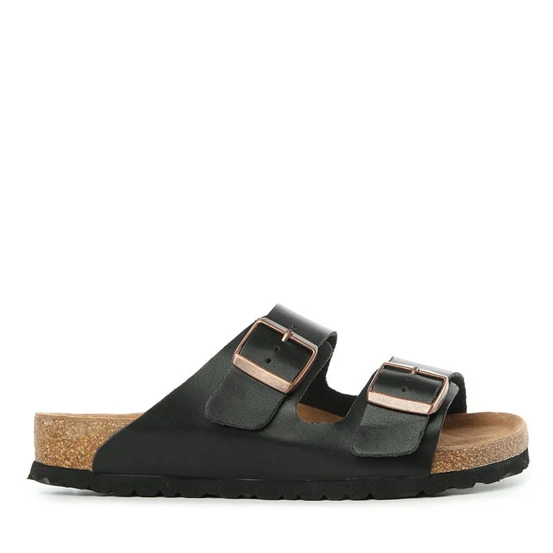 UGG Platinum Buckle Leather Slides