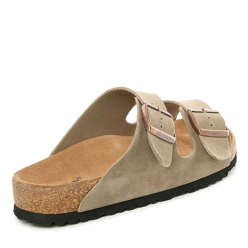 UGG Platinum Buckle Leather Slides